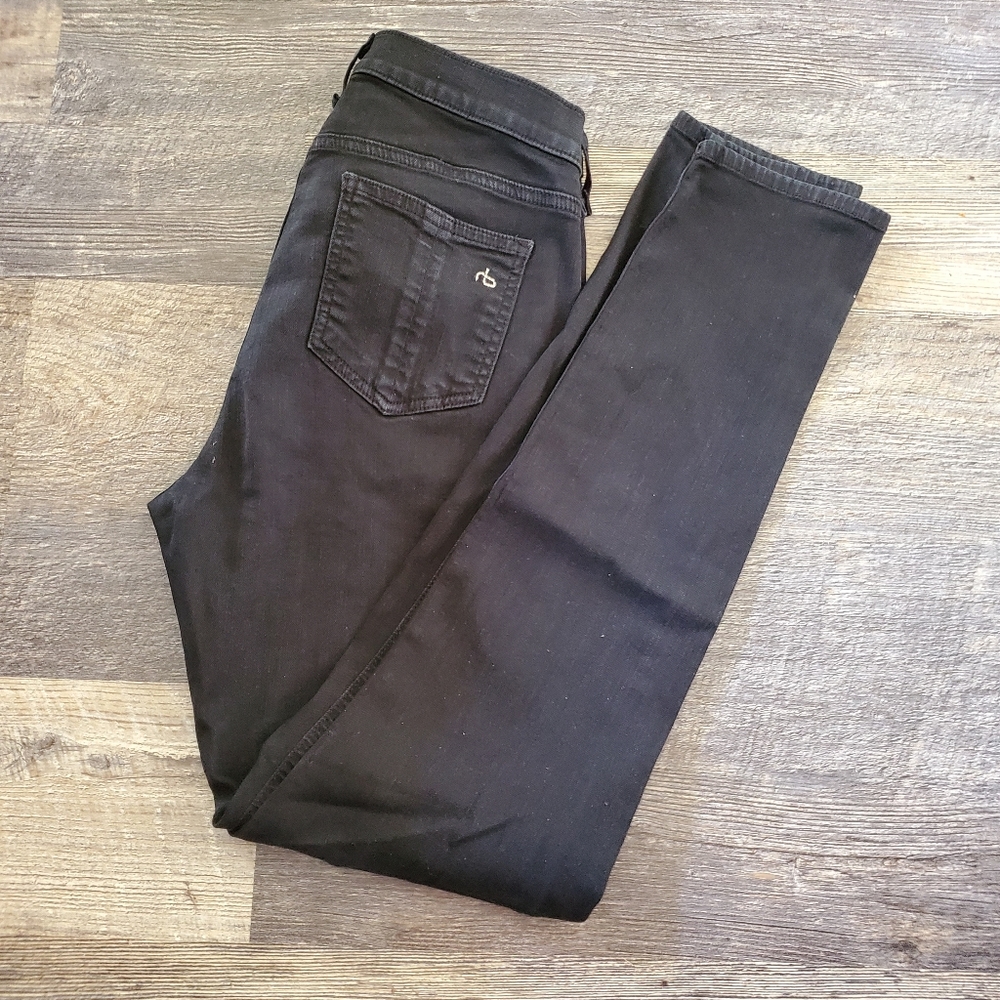 Rag And Bone Distressed Blacl Pants - image 1